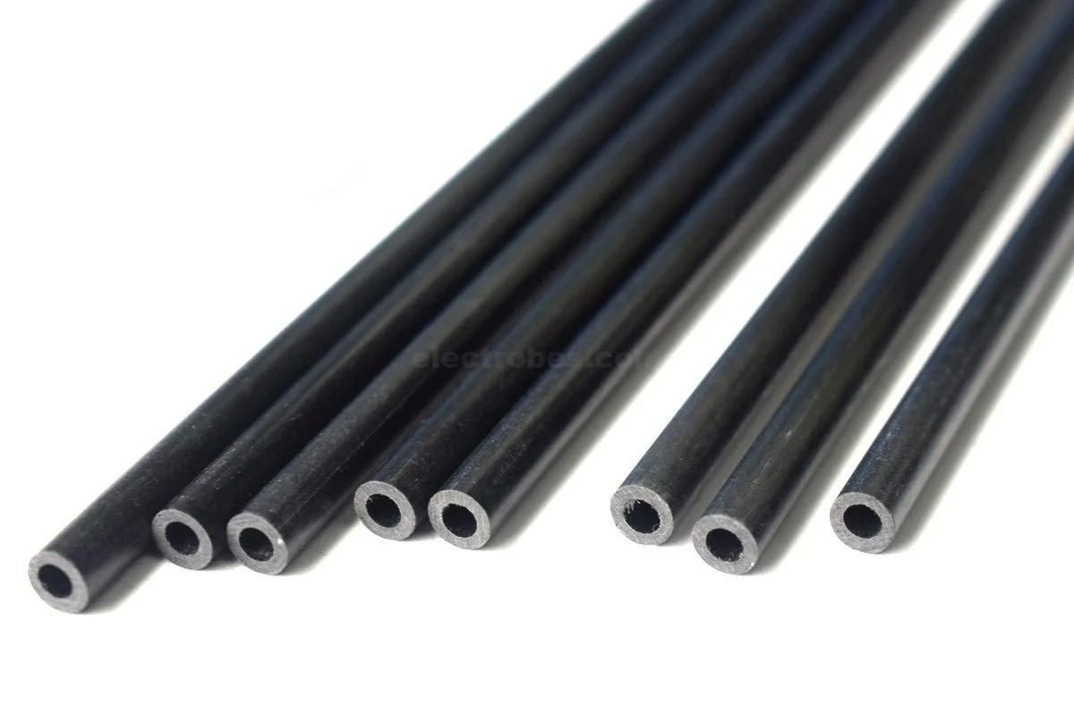 5mm Carbon Fiber Tube Rod with 3mm Inner Diameter – 1000mm for RC Plane & DIY