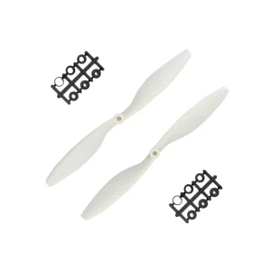 1045 Propeller Pair CW & CCW 10 Inch 10×4.5 for RC Drone, FPV & Multirotor – White