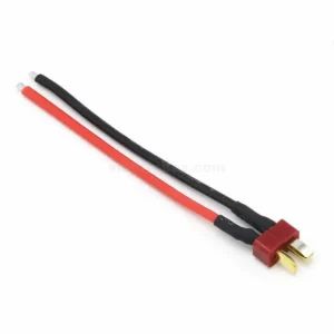 Deans T-Plug Battery Extension Male Cable Adapter 10cm Awg14 Connecting Wire