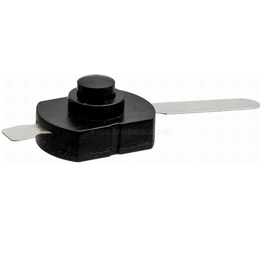 Black Mini On/Off Push Button Switch