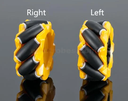 80mm Mecanum Omni-Directional Wheel Pair for Smart Robot Car - Image 2