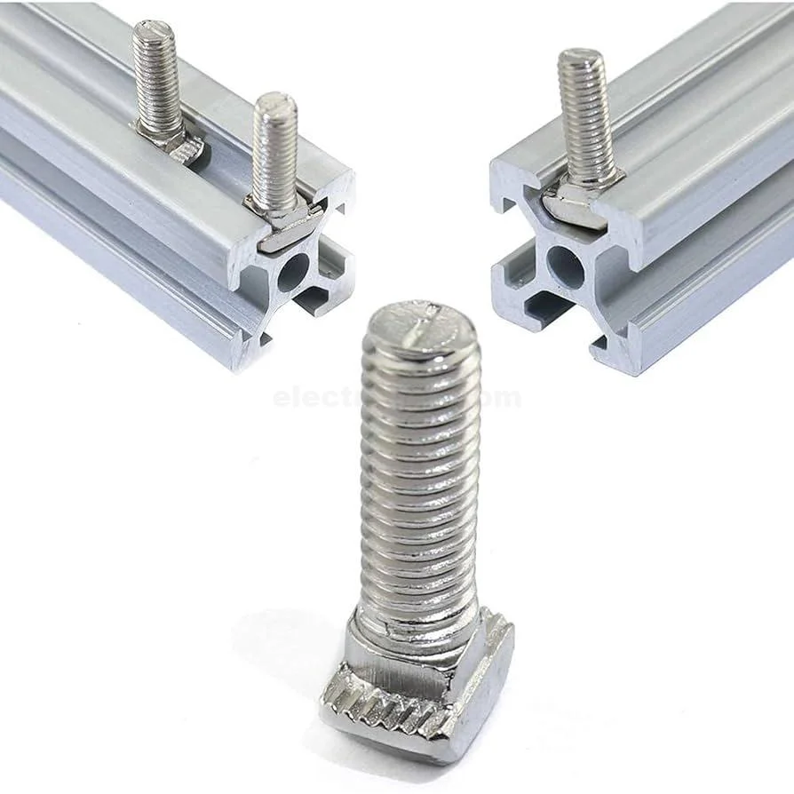 M5 T-Slot Drop-In T-Bolt Hammer Head Screw for 20 Series Aluminum Profiles - Image 4