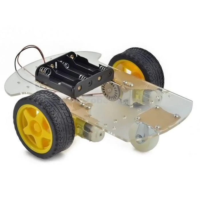 Arduino 2WD Smart Robotics Robot Car Chassis Kit with DC Motor Set - Image 2