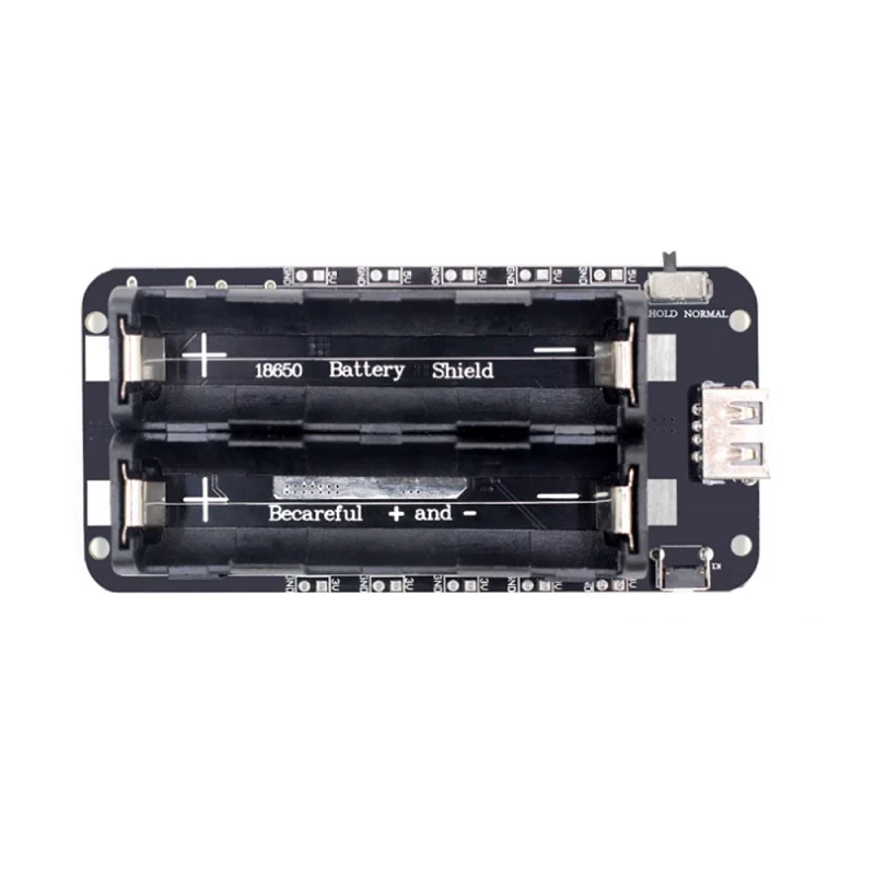 1865O Battery Holder Double Li-ion V8 Battery Shield Micro USB Type C USB Charging Ports - Image 2
