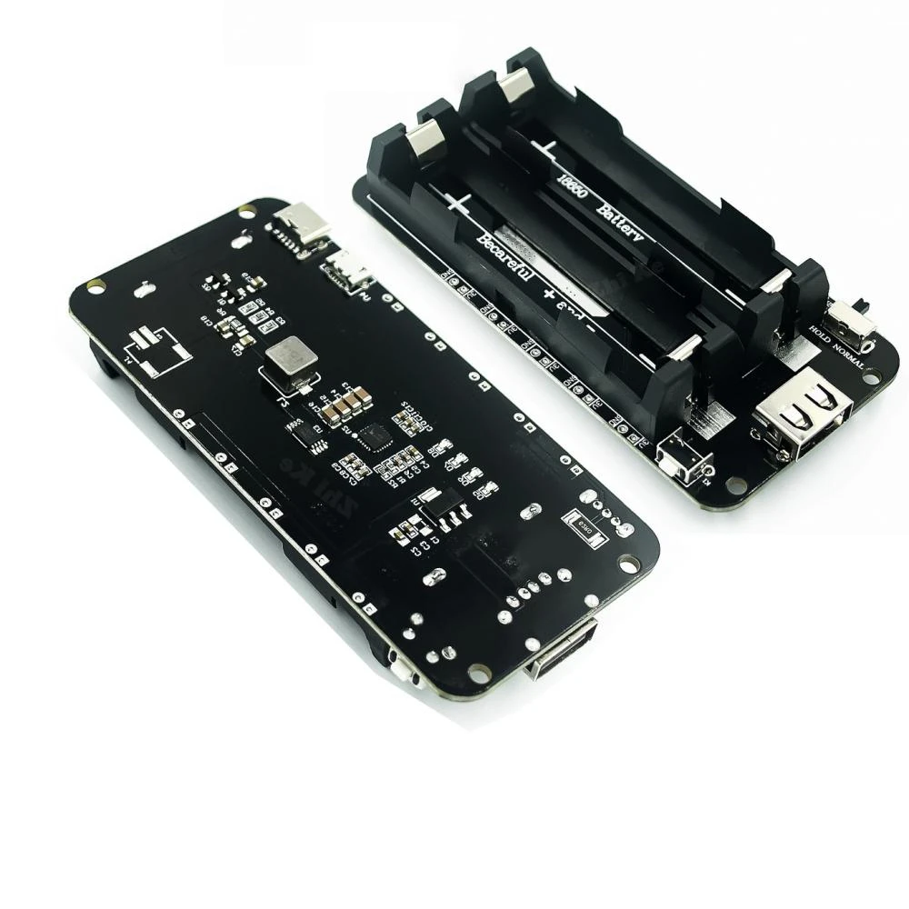 1865O Battery Holder Double Li-ion V8 Battery Shield Micro USB Type C USB Charging Ports - Image 3