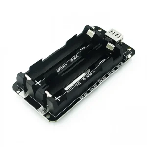 1865O Battery Holder Double Li-ion V8 Battery Shield Micro USB Type C USB Charging Ports