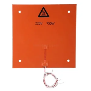 310×310mm Silicone Heated Bed 220V 500W for CR-10/CR-10S 3D Printers