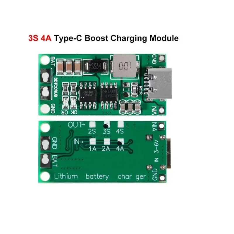 3S 4A 18650 Lithium Ion Charger Type C to 3S 12.6V 4A Booster - Image 2