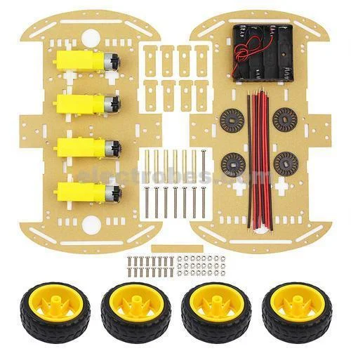 Arduino 4WD Smart Robot Car Chassis Kit with DC Motors - Image 5