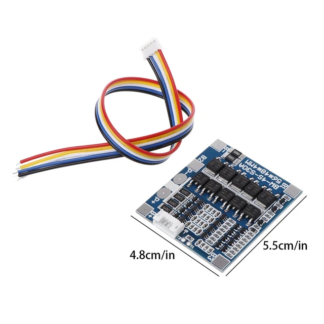 4S 30A LifePo4 Lithium Iron Phosphate Battery Balanced Charging BMS PCB Board - Image 3