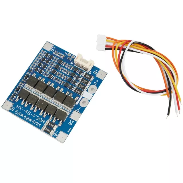4S 30A LifePo4 Lithium Iron Phosphate Battery Balanced Charging BMS PCB Board - Image 4