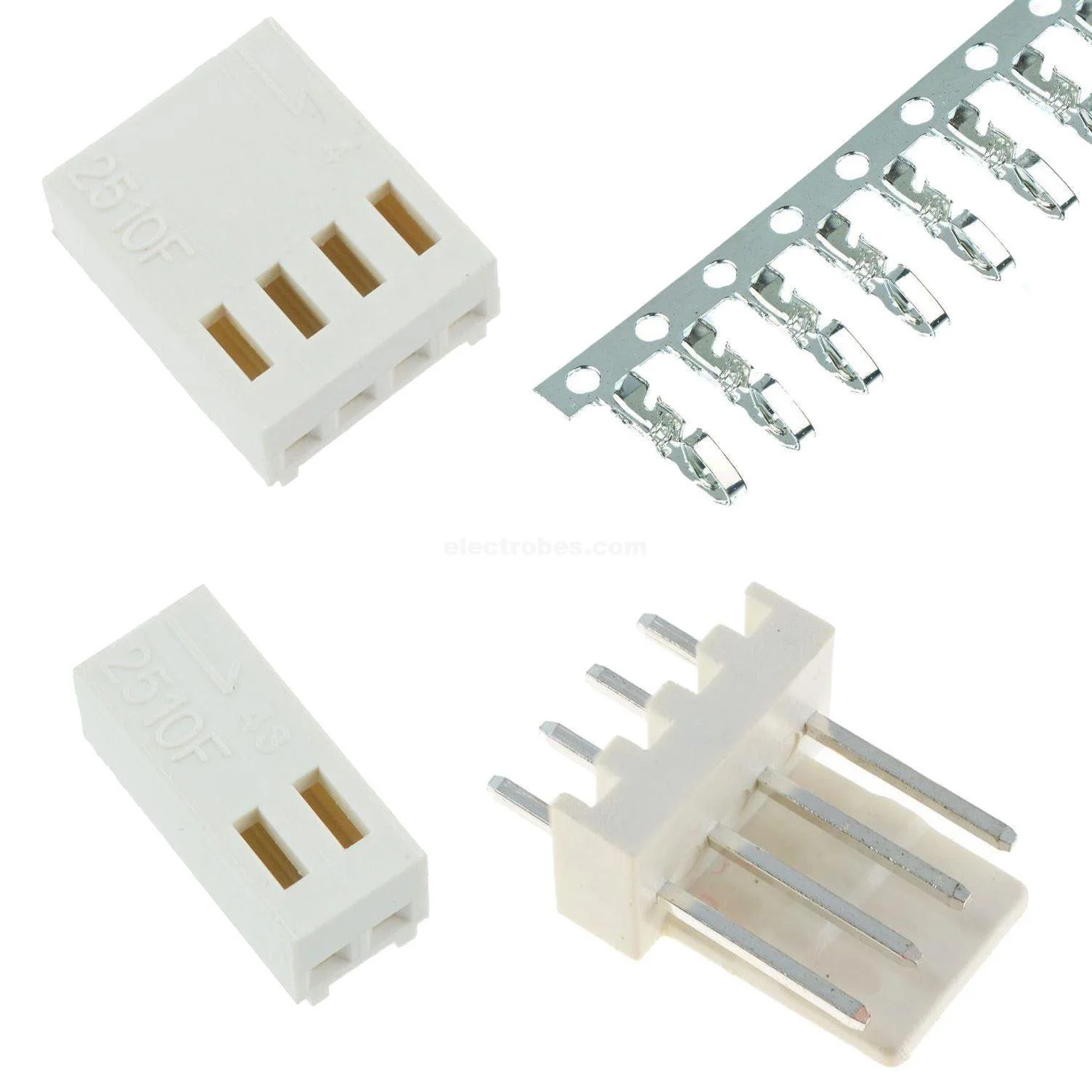 3-Pin JST VH 3.96mm Male Plug with Female Housing & Terminals - Image 2