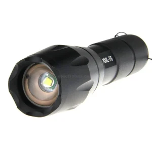 XML-T6 LED Zoomable Tactical Flashlight – Rechargeable Mini Torch
