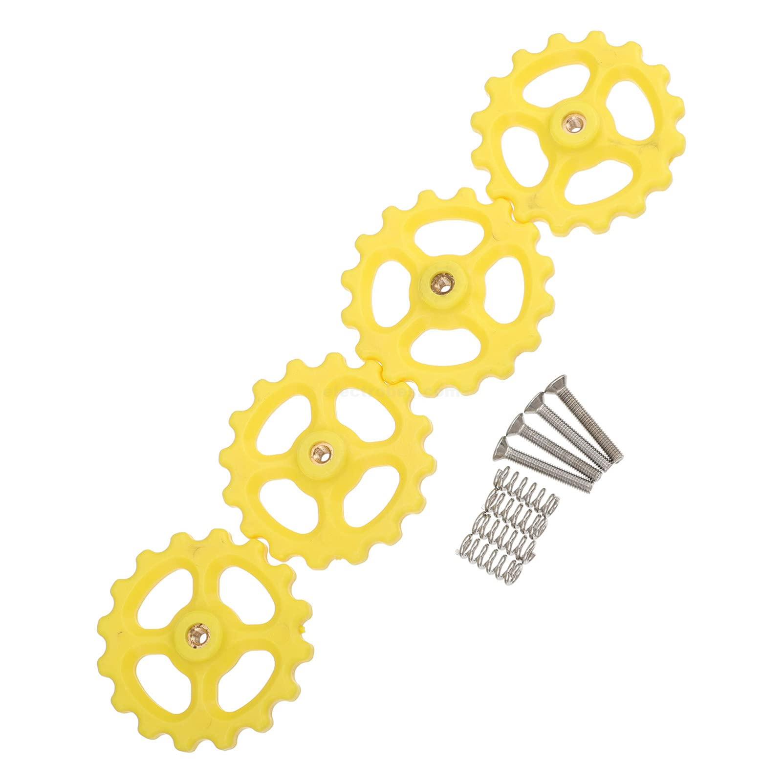 3D Printer M3/M4 Hot Bed Leveling Knob with Spring & Screw – Yellow - Image 4