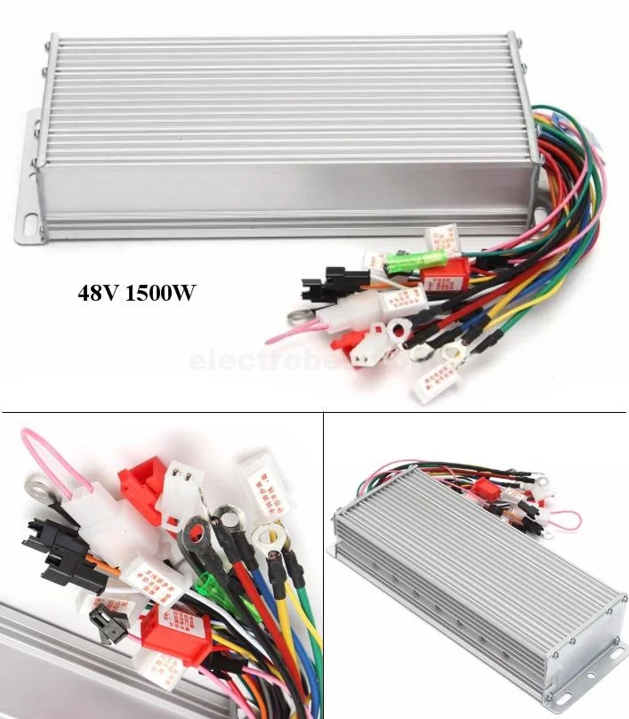 DC 48V 1500W Brushless Motor Controller for E-Bike, Bicycle & Scooter - Image 3