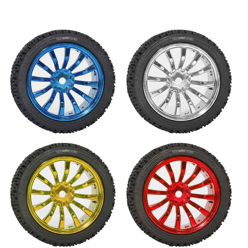 65mm Robot Smart Car Rubber Tire Wheel for Arduino Robot Rover - Image 2