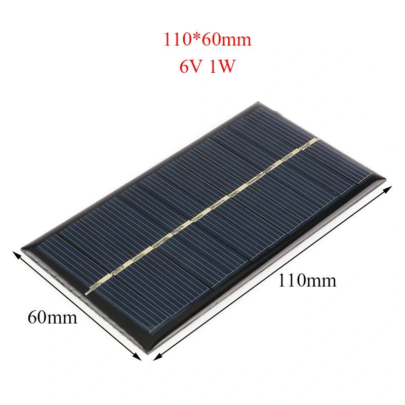 6V 1.1W Mini Solar Panel for Lipo Battery Charging - Image 2