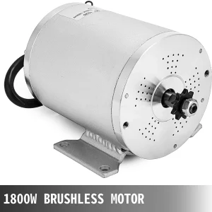 MY-1020 48V 1800W Brushless DC Motor 4500RPM for E-Bike, Scooter & Go-Kart