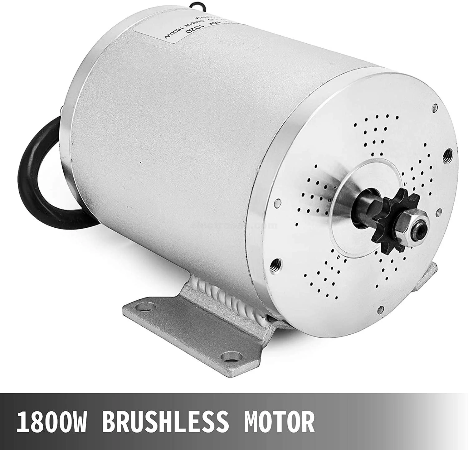 MY-1020 48V 1800W Brushless DC Motor 4500RPM for E-Bike, Scooter & Go-Kart