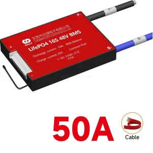 DALY BMS LFP LifePo4 16S 48V 50A BMS Battery Management System for Lifepo4 Battery Pack Balanced Charging Board