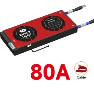 DALY BMS LFP LifePo4 8S 24V 80A BMS Battery Management System for Lifepo4 Battery Pack Balanced Charging Board