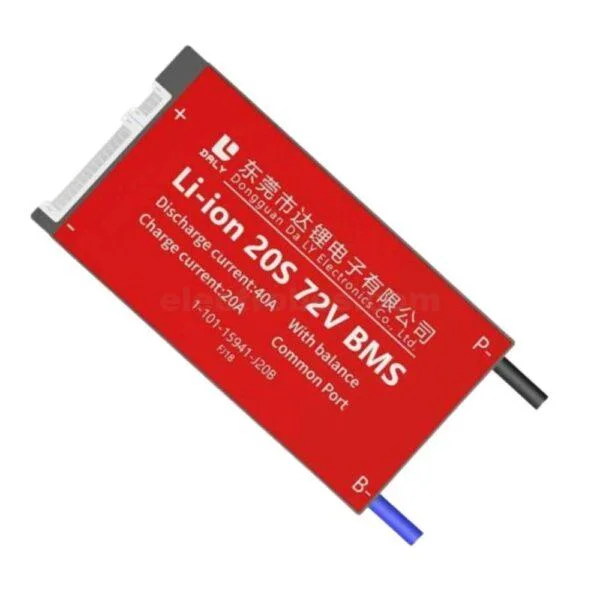 DALY BMS Li-ion 20S 72V 40A BMS Battery Management System for 18650 Battery Pack Balanced Charging Board