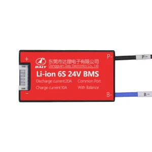 DALY BMS Li-ion 6S 24V 20A BMS Battery Management System for 18650 Battery Pack Balanced Charging Board