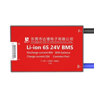 DALY BMS Li-ion 6S 24V 40A BMS Battery Management System for 18650 Battery Pack Balanced Charging Board