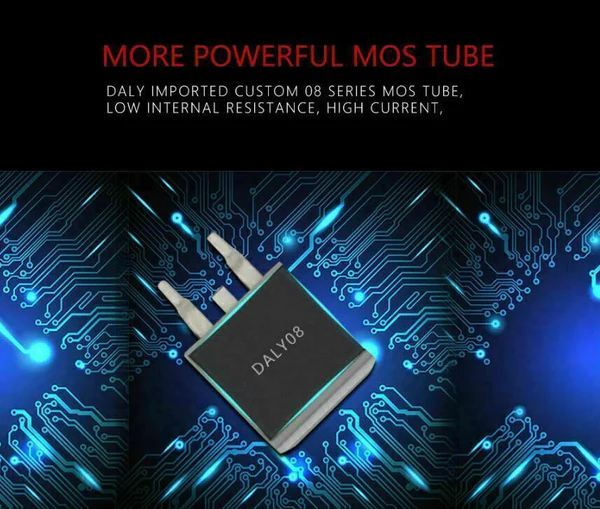 DALY BMS Li-ion 7S 24V 50A BMS Battery Management System for 18650 Battery Pack Balanced Charging Board (Copy) - Image 4