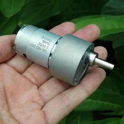 12V 740RPM High-Torque High-Speed DC Gear Motor – 37GB-395
