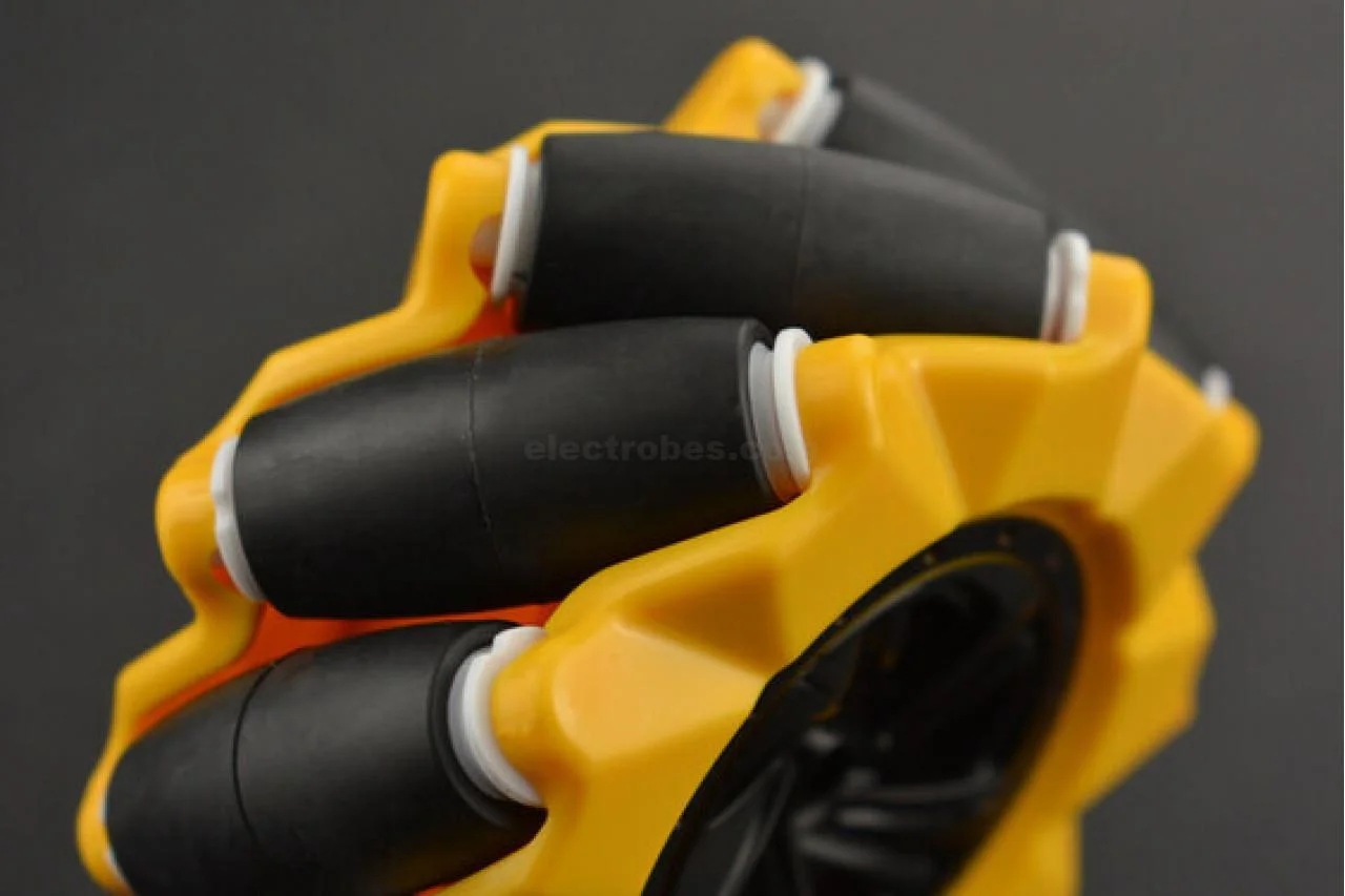 80mm Mecanum Omni-Directional Wheel Pair for Smart Robot Car - Image 4