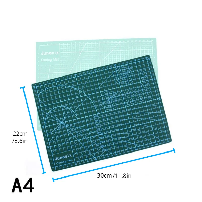 A4 300×220mm Self-Healing PVC Cutting Mat with Grid Lines - Image 2