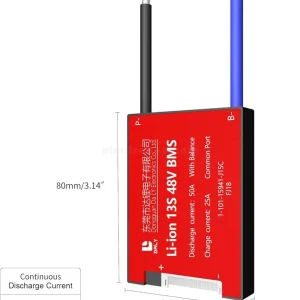 DALY BMS Li-ion 13S 48V 50A BMS Battery Management System for 18650 Battery Pack Balanced Charging Board