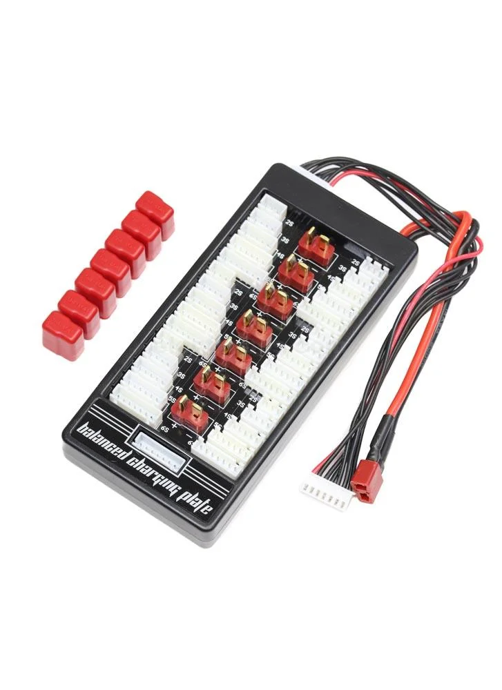 T-Plug LiPo Parallel Balanced Charging Board with Deans Connector – 2S–6S - Image 2