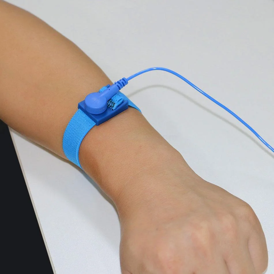 PVC 1.8m Anti-Static ESD Wrist Strap with Alligator Clip - Image 3