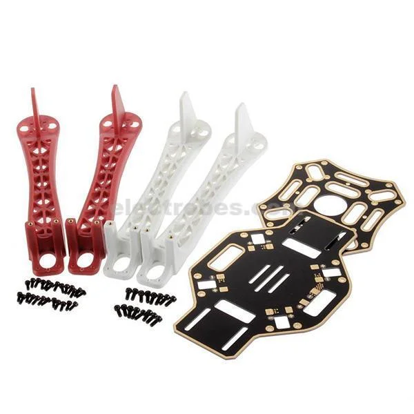 F450 Quadcopter Multicopter Frame Kit – Red & White - Image 2