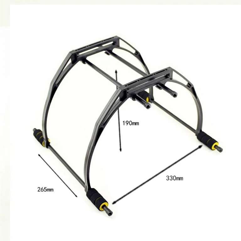 Tall Landing Gear Skid Kit for F450 F550 Quadcopter & Multicopter FPV Frames - Image 4
