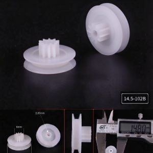 DIY F14.5-102B Double-Layer Pulley and Gear Transmission