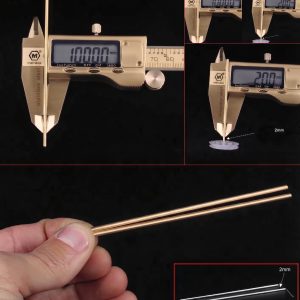 DIY G2×100 2mm × 100mm Metal Axle Wheel Pulley Rod