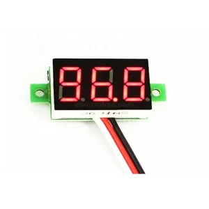 DC 0-100V 3-Wire 0.28″ 3-Digit LED Voltmeter Panel Mete