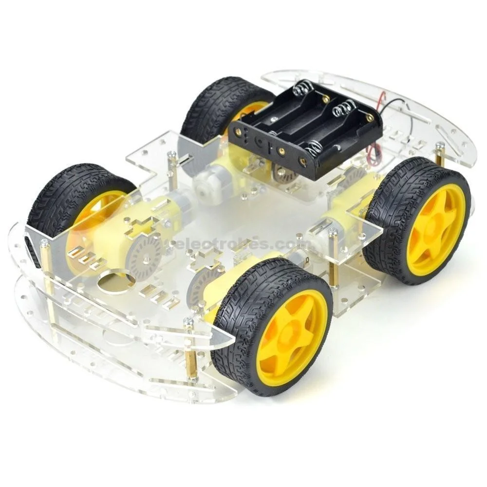 Arduino 4WD Smart Robot Car Chassis Kit with DC Motors