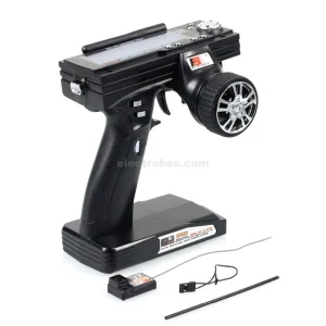 Flysky FS-GT3B 2.4GHz 3CH RC Radio Transmitter & Receiver Set – Black