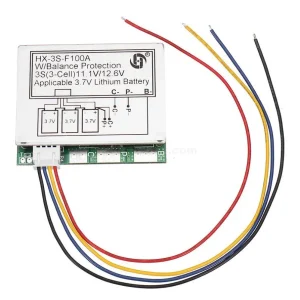 3S 100A 12.6V Cell 18650 Li-ion Lithium Battery Charging BMS PCB Board with Protection Charger Module