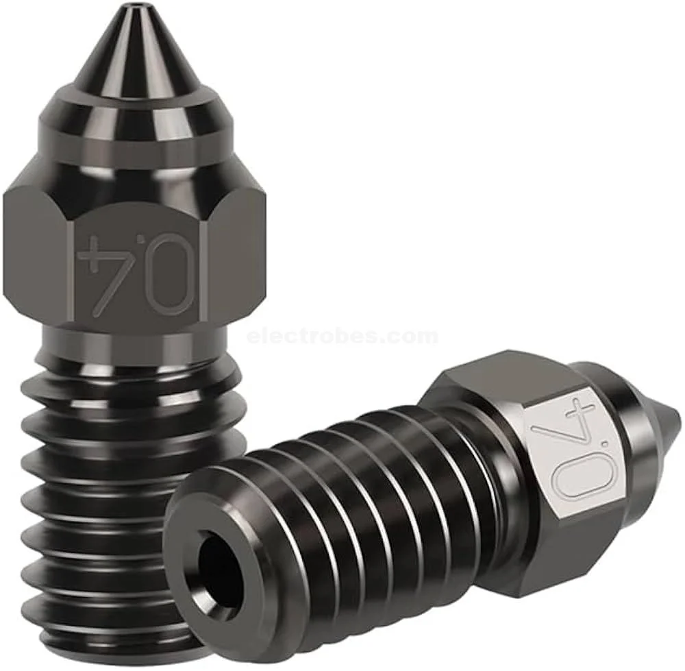 0.4mm Hardened Steel High-Speed M6 Nozzle for 1.75mm Filament