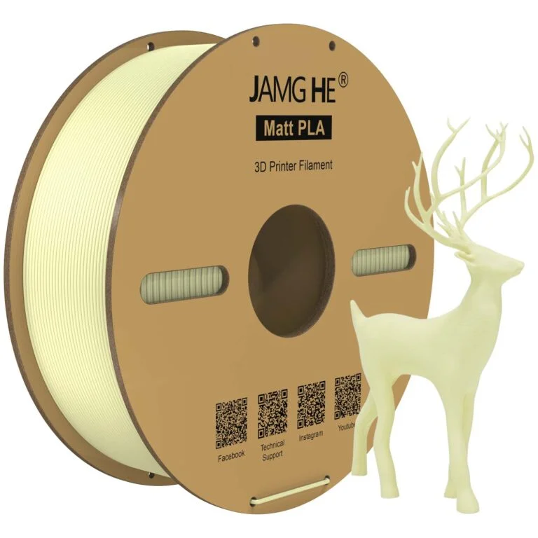JAMG HE 1.75mm Matt PLA+ Lightweight 3D Printer Filament 1kg Spool - Image 2