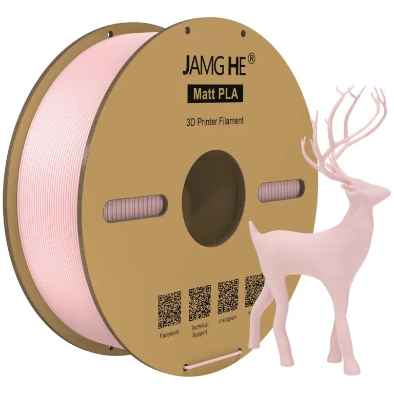 JAMG HE 1.75mm Matt PLA+ Lightweight 3D Printer Filament 1kg Spool - Image 3