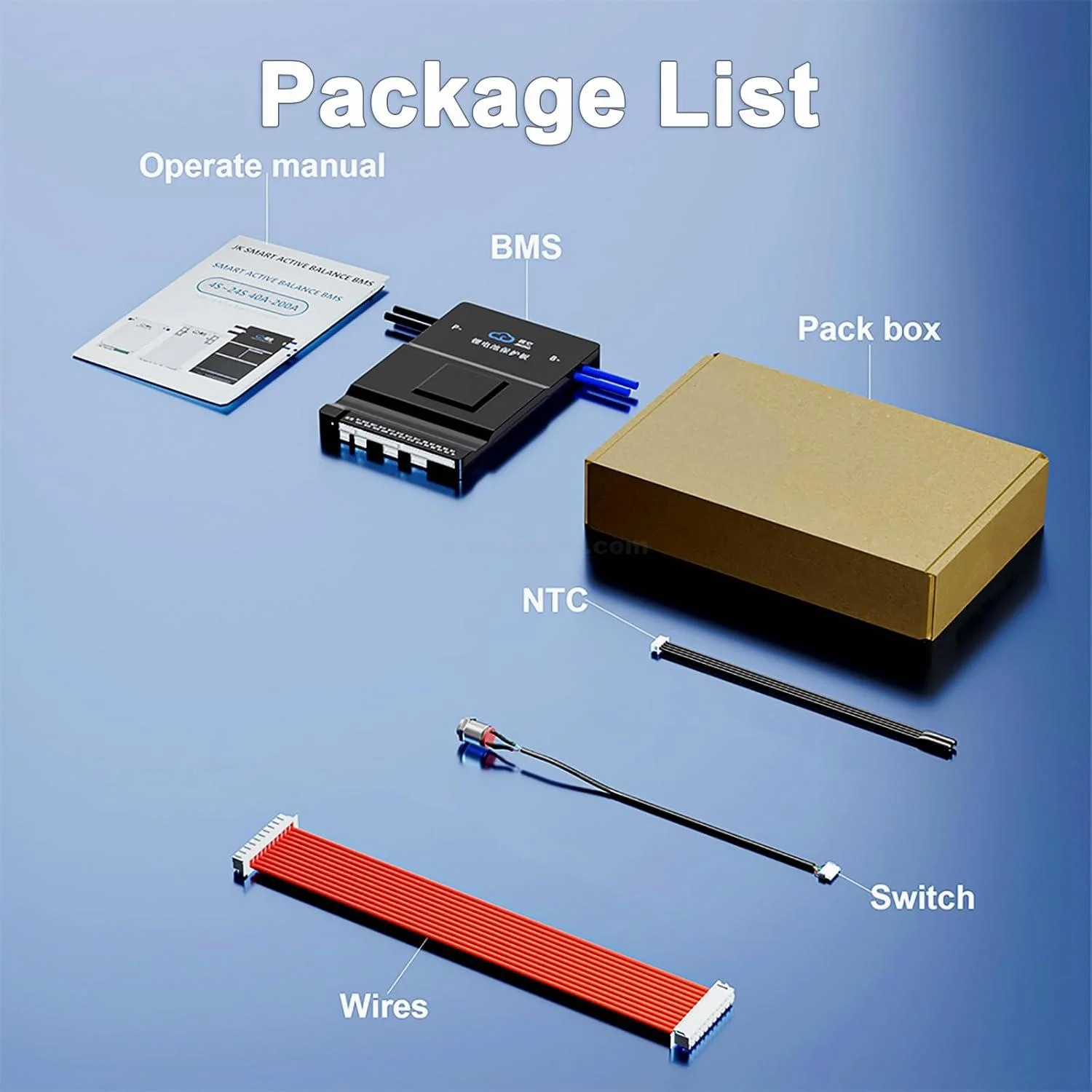 JK Smart BMS LFP Li-ion 8S-24S 40A BMS Battery Management System for Li-ion Lifepo4 Battery Pack Balanced Charging Board - Image 3