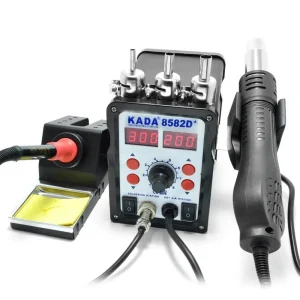 KADA 8582D+ 2-in-1 Digital Hot Air & Soldering Rework Station