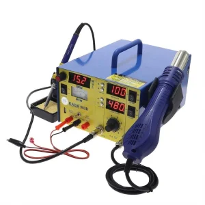 KADA 903D 3-in-1 Hot Air Rework Station, Soldering Iron & DC Power Supply