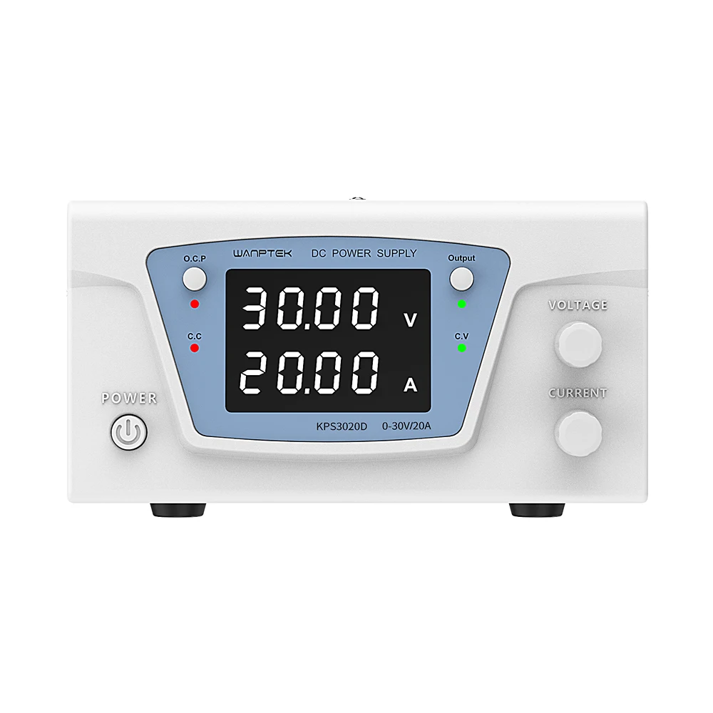 WANPTEK KPS3020D 30V 20A Adjustable DC Laboratory Power Supply